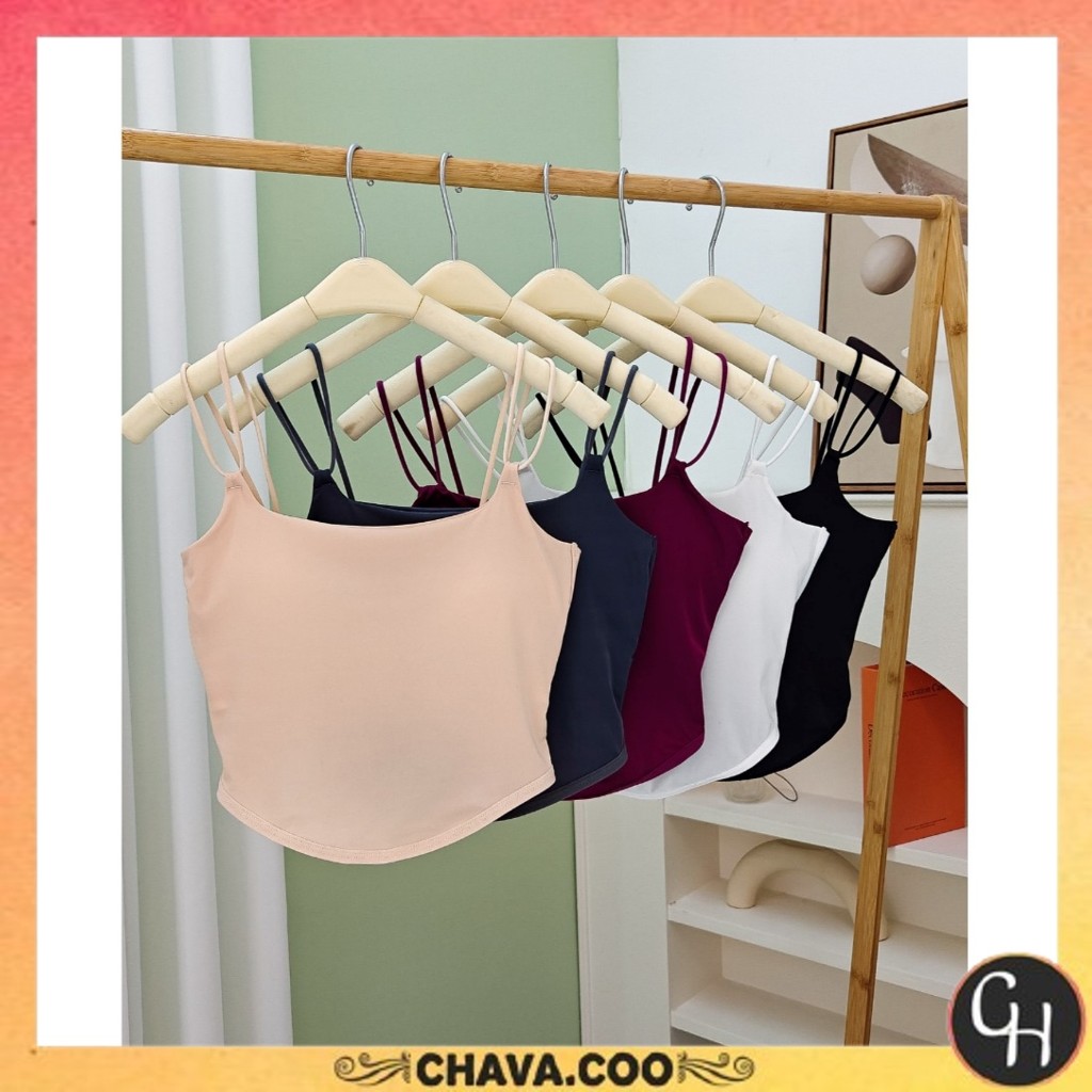 CHAVA | BR1771 Women's Top Cross Back Strap Tanktop Sexy Women's Wire ...