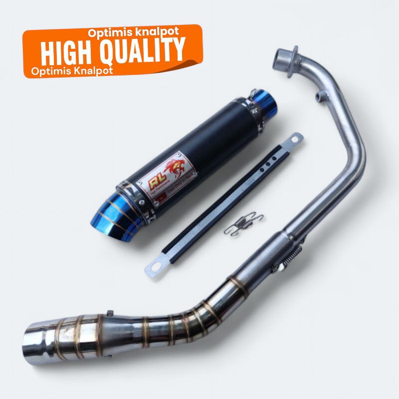 (RL) RED LEO canister Pipe for Raider 150 carb Raider 150 fi Tmx 155 ...