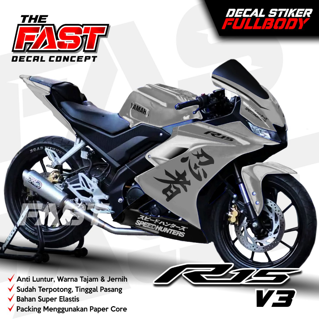 Sticker Decal R15 V3 Full Body - Sticker Striping R15 V3 Fullbody Motif ...