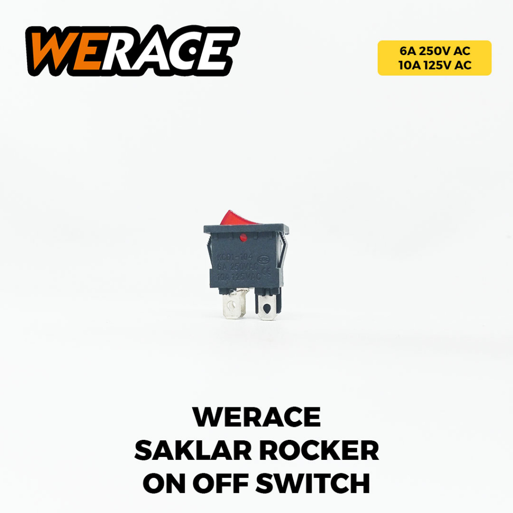 MERAH [Warehouse] Mini ROCKET ON OFF SWITCH Red 4 PIN 4 Feet Unit Price Per Meter Shopee
