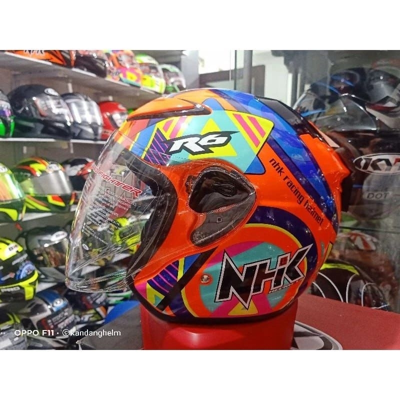 NHK R6 HELMET FULL COLOR ORIGINAL PRODUCTpigmen | Shopee Philippines