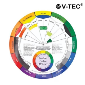 V-tec Artist's Color Wheel/Color Wheel 14cm Color Guide Wheel+ | Shopee ...