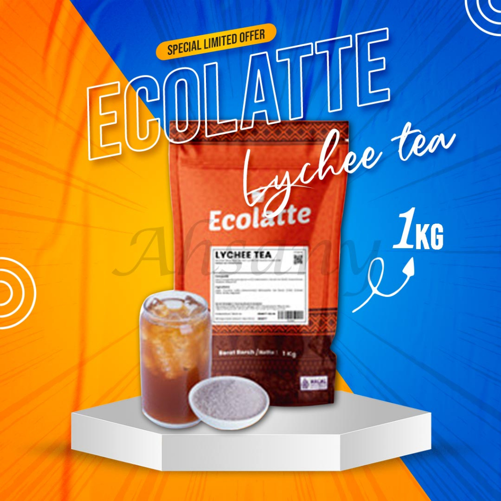 Lychee Tea Premium Powder Drink Powder Drink Assorted Flavors Ecolatte ...