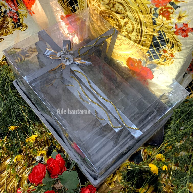 Parcel BOX WEDDING DELIVERY BOX COMPLETE MIKA SET CONTAINS 4 & CONTAINS ...