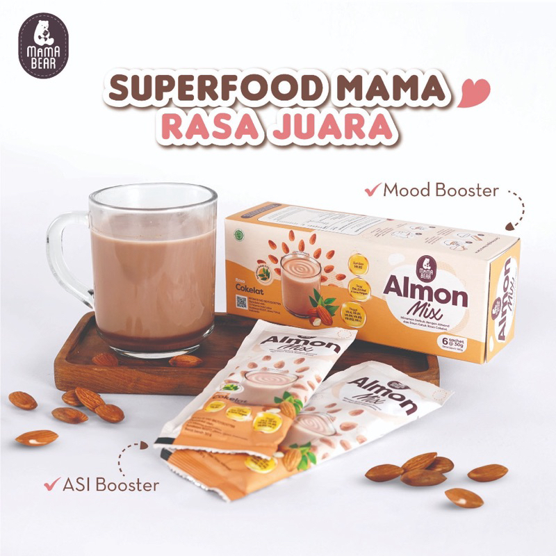 Mamabear ALMOND MIX Breast Milk BOSSTER/Breast Milk Enhancer Drink Shopee Philippines