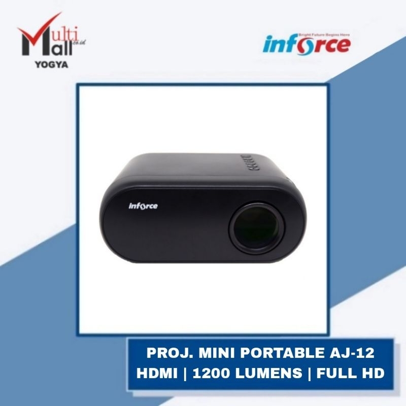 Inforce Smart Projector Mini AJ-12 Portable Full HD HDMI USB | Shopee ...