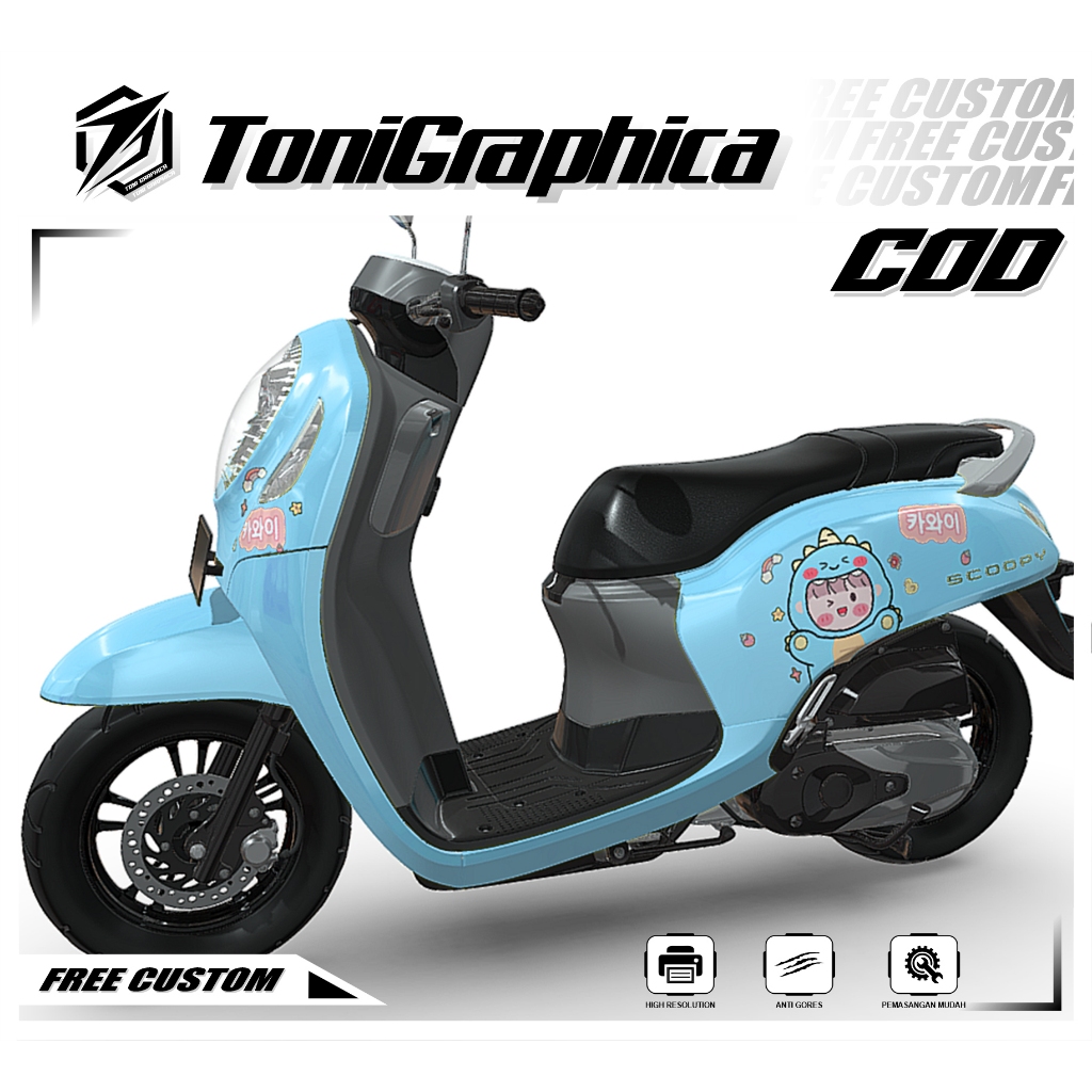 Decal Sticker New 2021-2023 FULL BODY Character Dyno Dino | Shopee ...