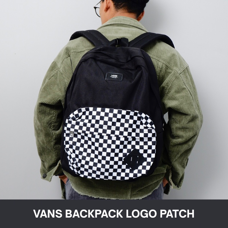 Vans Backpack Logo Partch Full Tag | Shopee Philippines