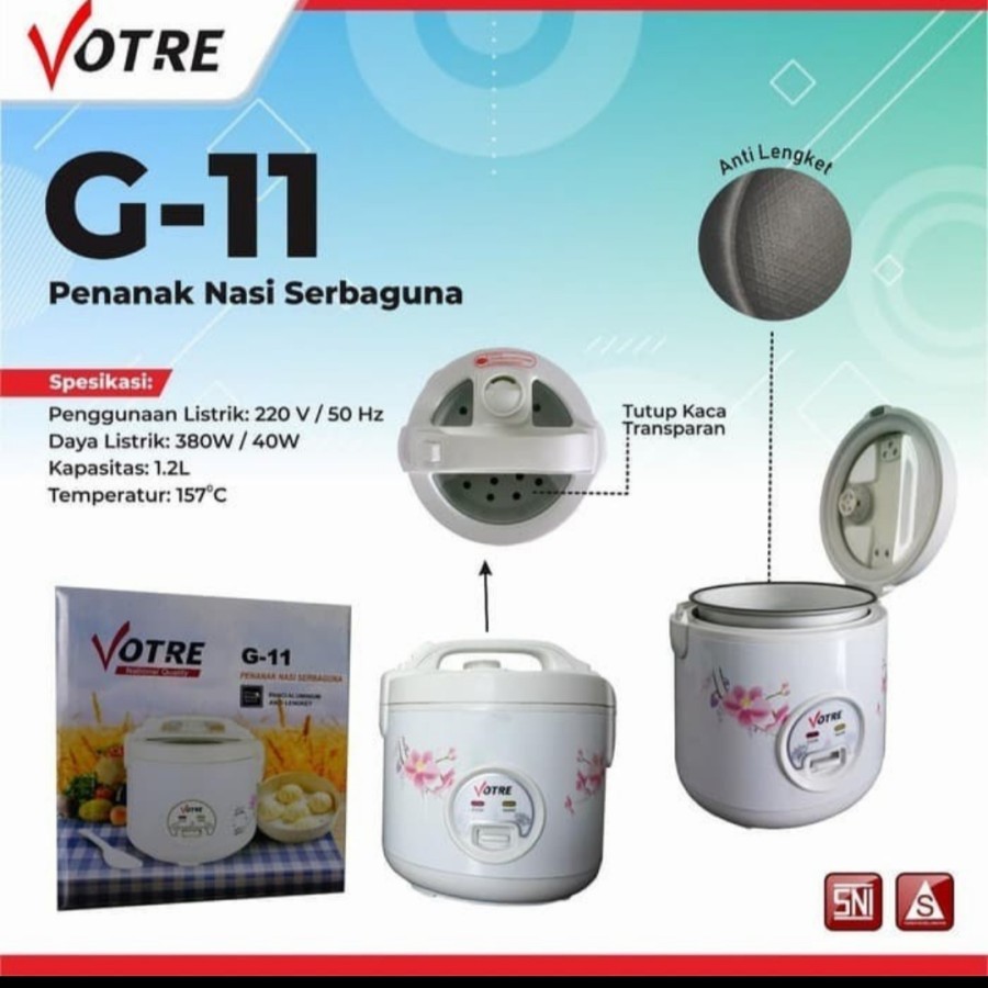 Votre/rice COOKER G 11 (Unit) Shopee Philippines