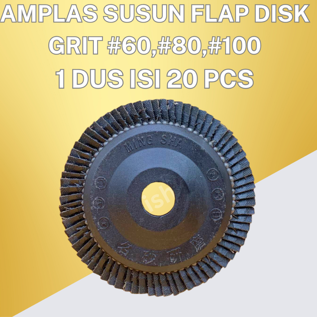 Flap Disc Sandpaper Stacking Iron Stainless Wood Aluminum Grit 60 ...