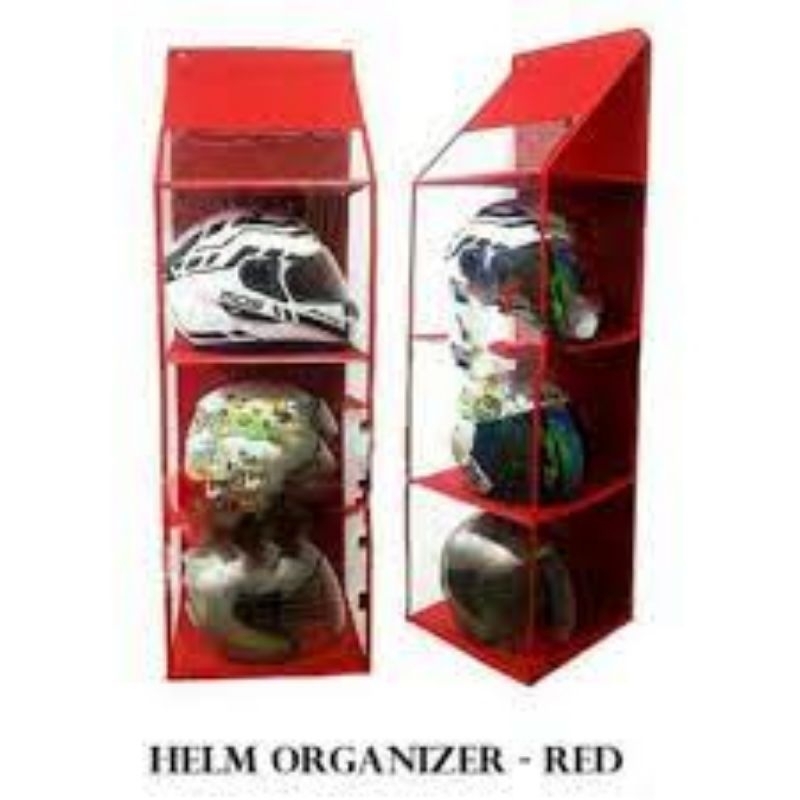 Premium hanging helmet rack with plywood base, full zipper, left and ...