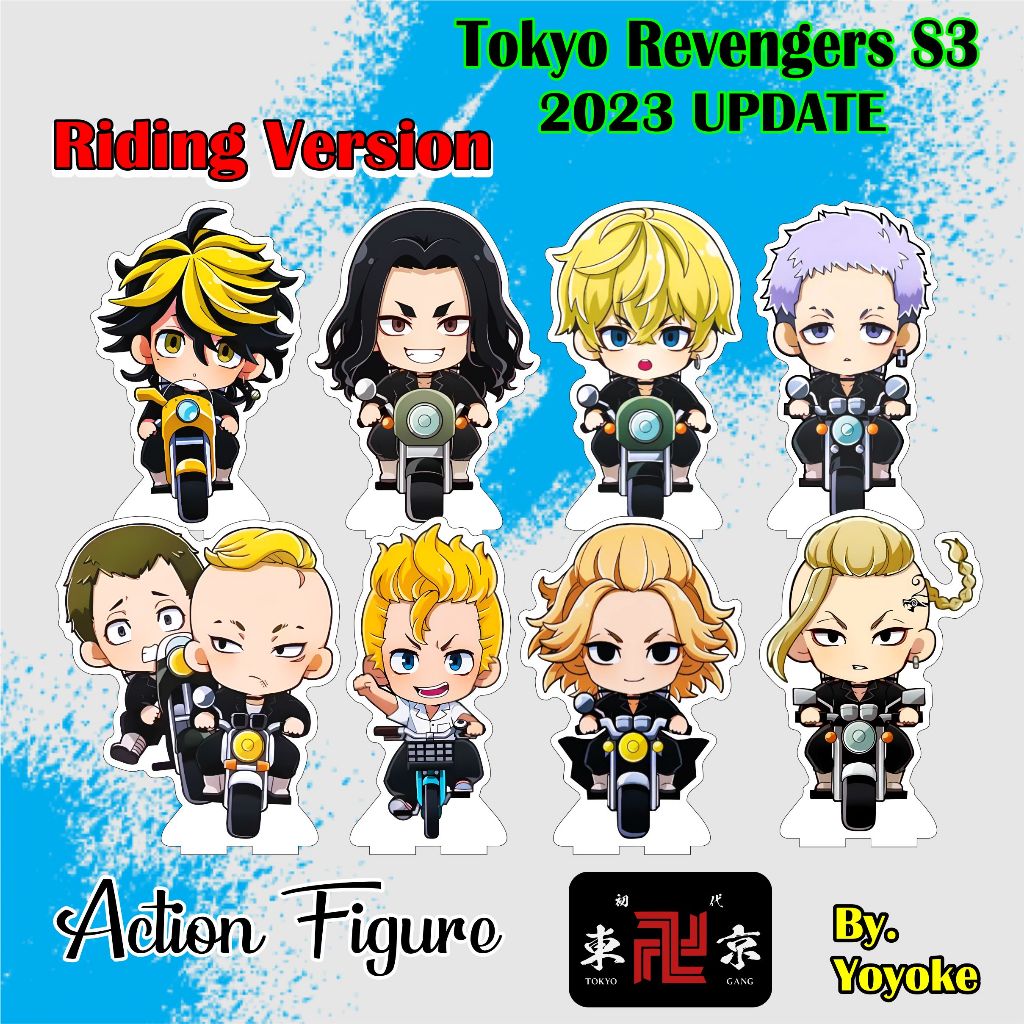 Action Figure Acrylic Standing Tokyo Revenger Mikey. Draken. Chifuyu ...