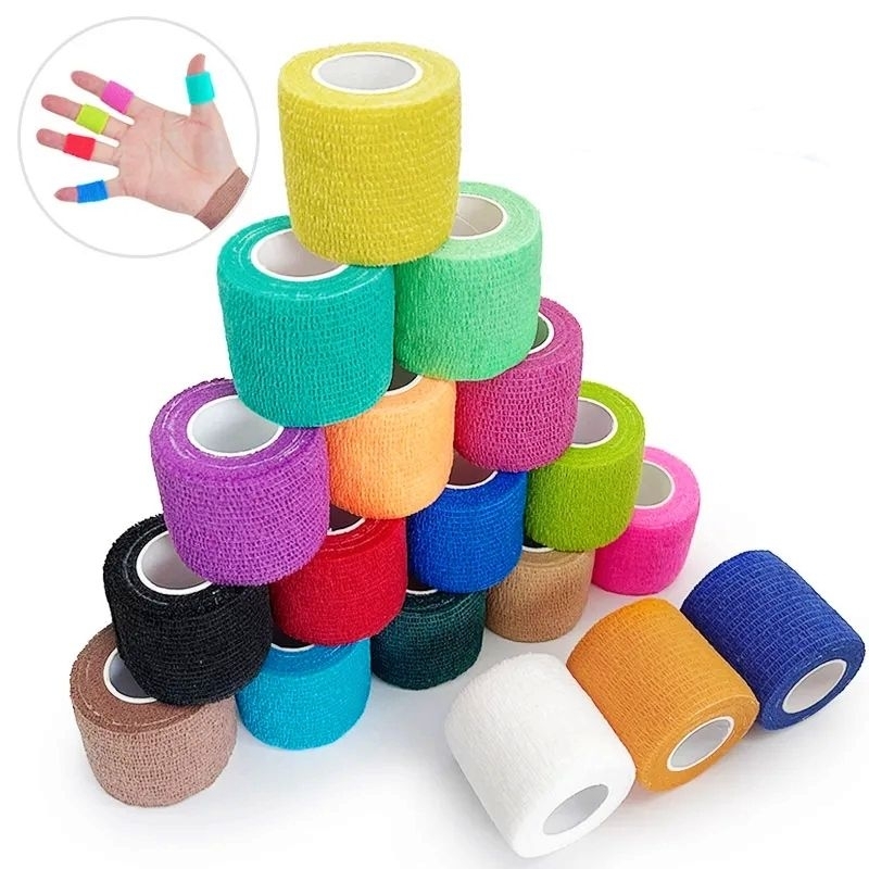 Wrist finger tape support Sports bandage cohesive bandage Prevent ...