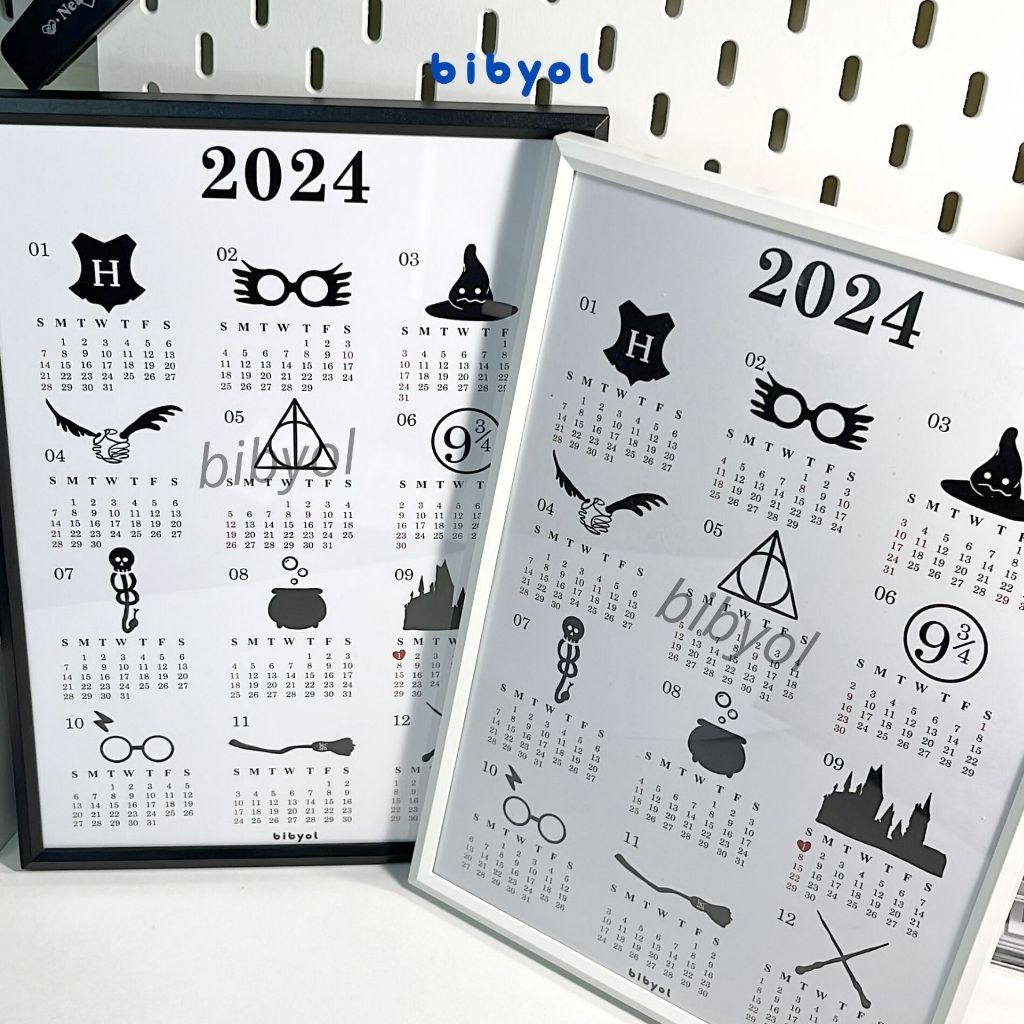 Bibyol Calendar 2024 Harry Potter Desk Calendar Wall Mounted Calendar