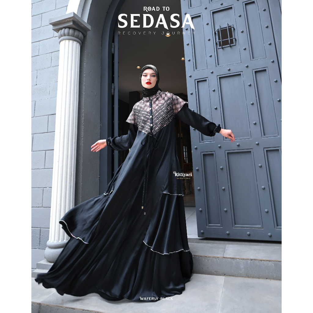 Ritz SYARI - WAFERLY BLACK PREMIUM DRESS SET | Shopee Philippines