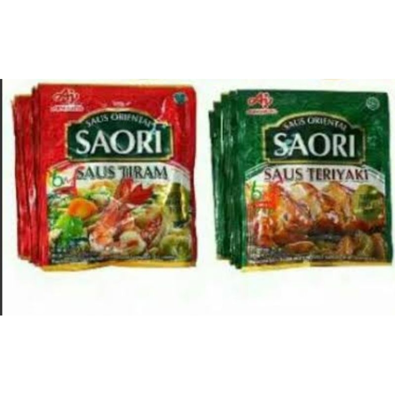 Saori Oyster Flavored ORIENTAL Sauce TERIYAKI (3 Sachets 23 ML