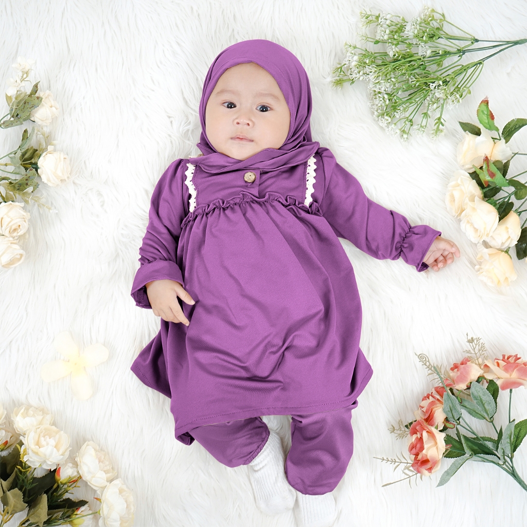 Muslim Baby Girl Robe Suit 0-18 Months | Shopee Philippines