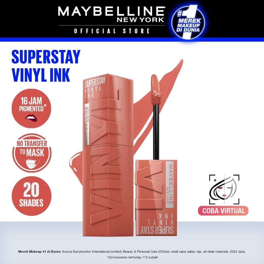 Maybelline SuperStay Vinyl Ink Long Lasting Liquid Lipstick 4.2ml