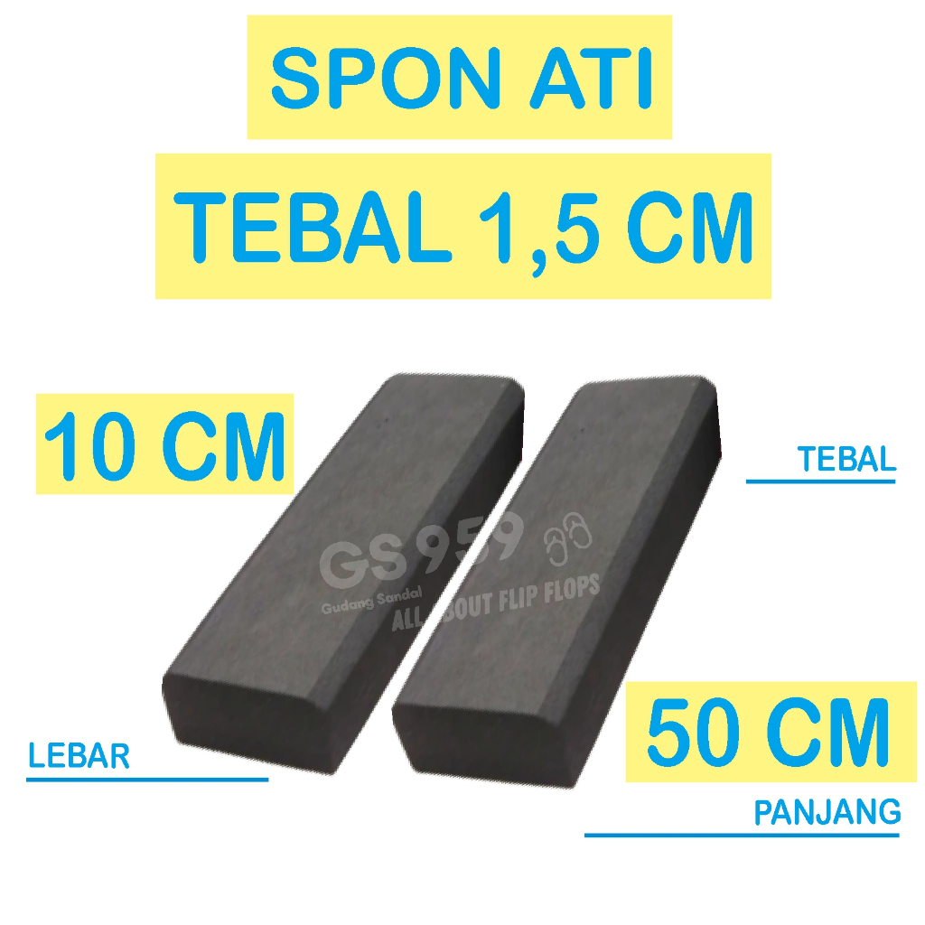 HITAM Heart Sponge/Heart Foam/EVA Sponge 1.5 CM Thick Black Color 10cm ...