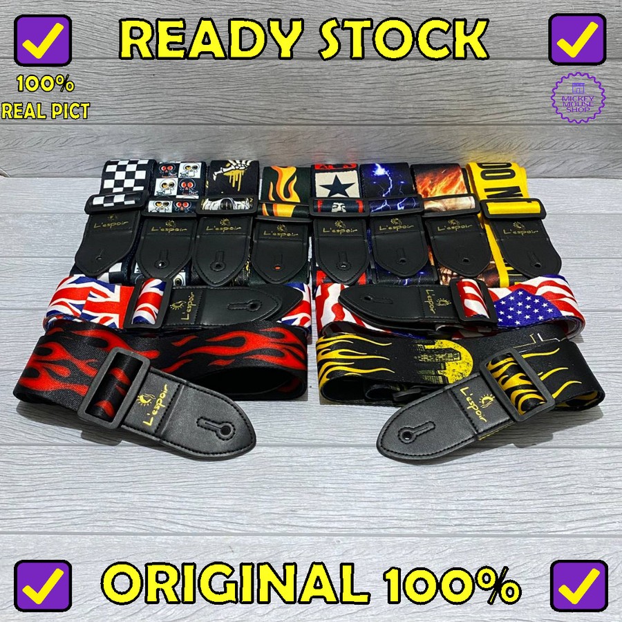 Electric Acoustic Guitar Strap Bass Guitar Strap Premium High Quality