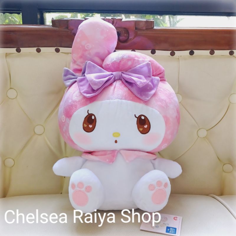 Plush Furyu Sanrio My Melody Purple Bow Doll 38cm Melody Kawaii ...