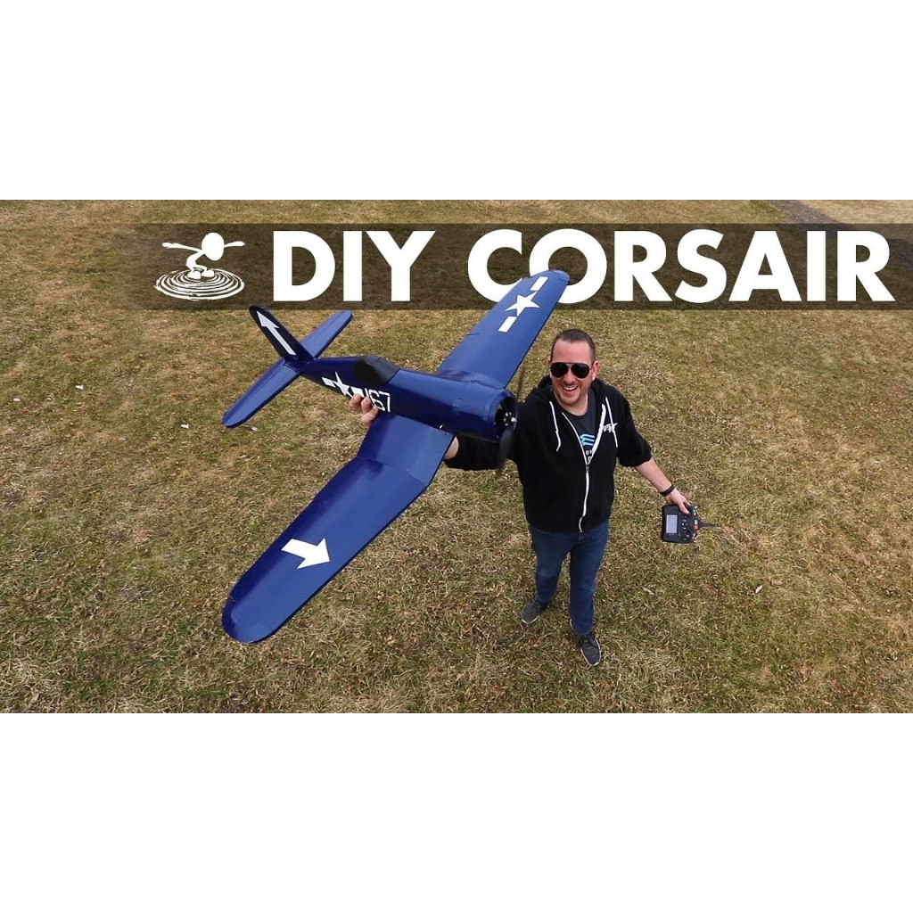 Ft Corsair kit, Flite test kit, F4U rc Airplane, Aeromodelling remote ...