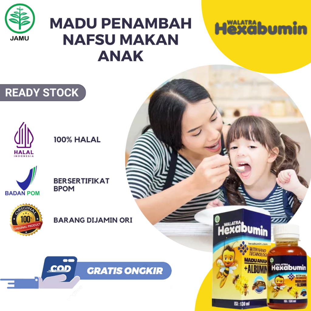 Walatra Hexabumin 130ml Vitamin Appetite Enhancer Children Fattening