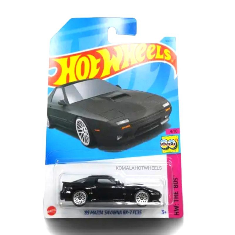 HITAM Hot Wheels 89 Mazda Savanna RX7 Black | Shopee Philippines