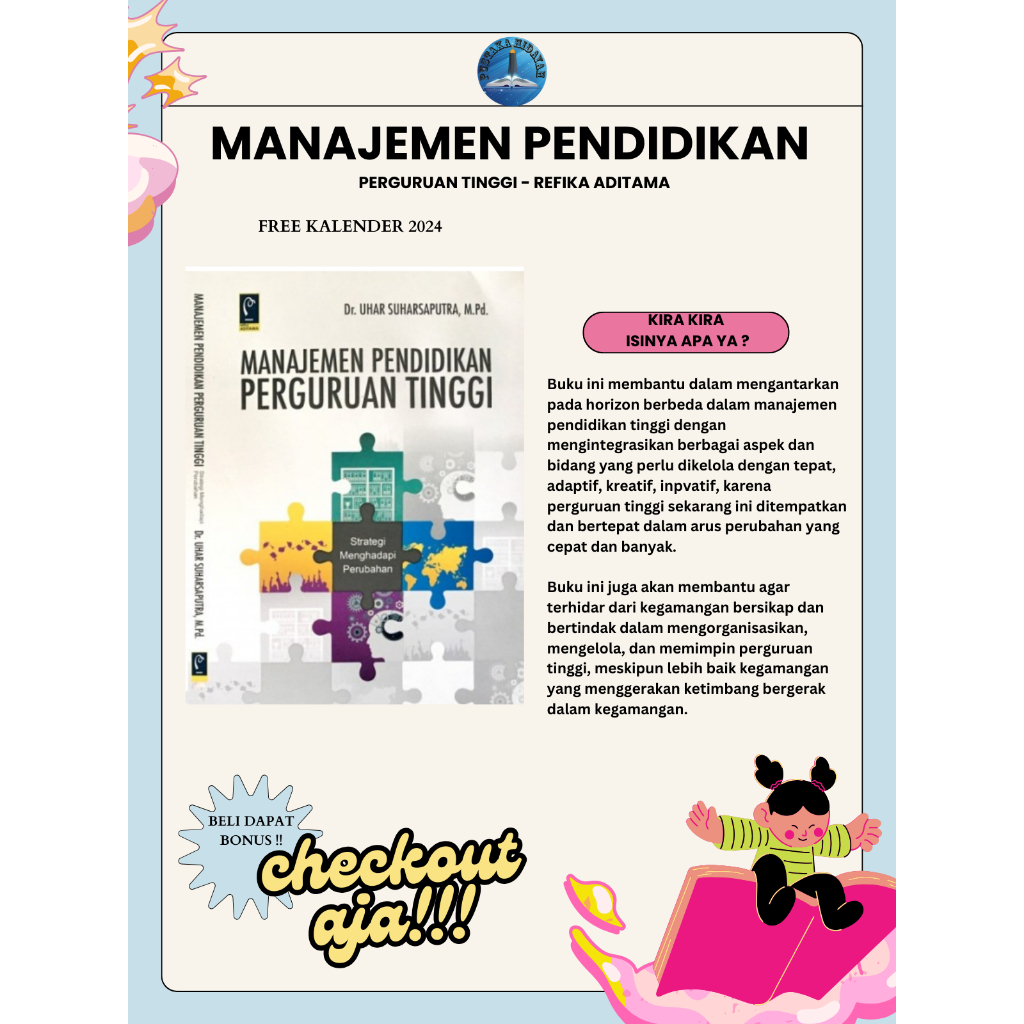 Higher Education Education Management Book - Dr. Uhar Suharsaputra ...