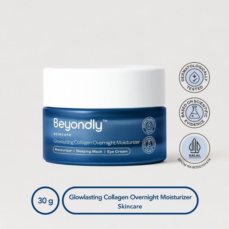 Beyondly Glowlasting Collagen Overnight Moisturizer Sleeping Mask Eye