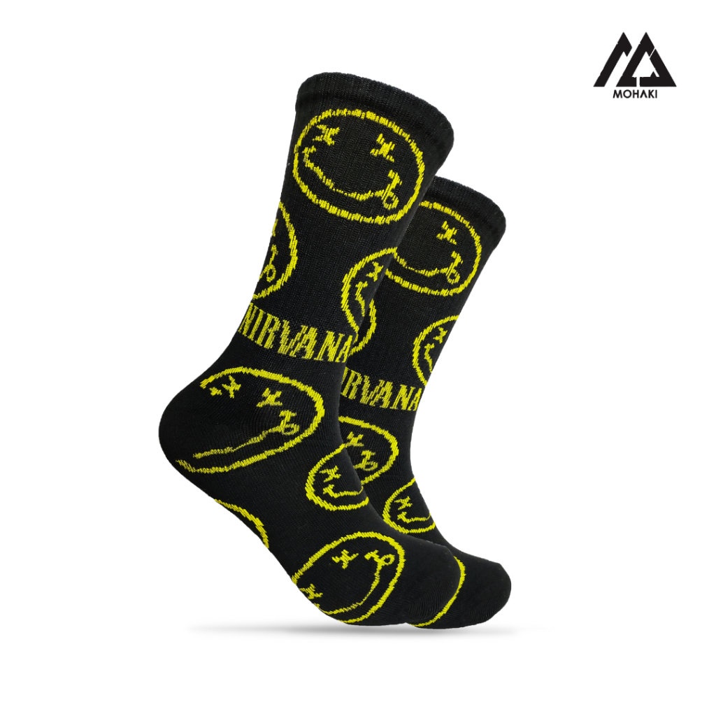 Mohaki - Nirvana Random Oldschool Skate Socks - X114 | Shopee Philippines
