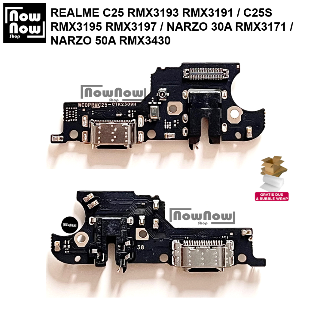 Casing BOARD CONNECTOR BOARD REALME C25/C25S/NARZO 30A/NARZO 50A ...
