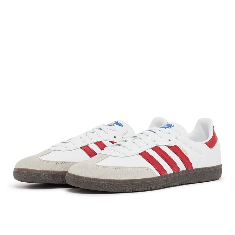 Adidas Premium Samba OG White Red Gums Shoes | Shopee Philippines