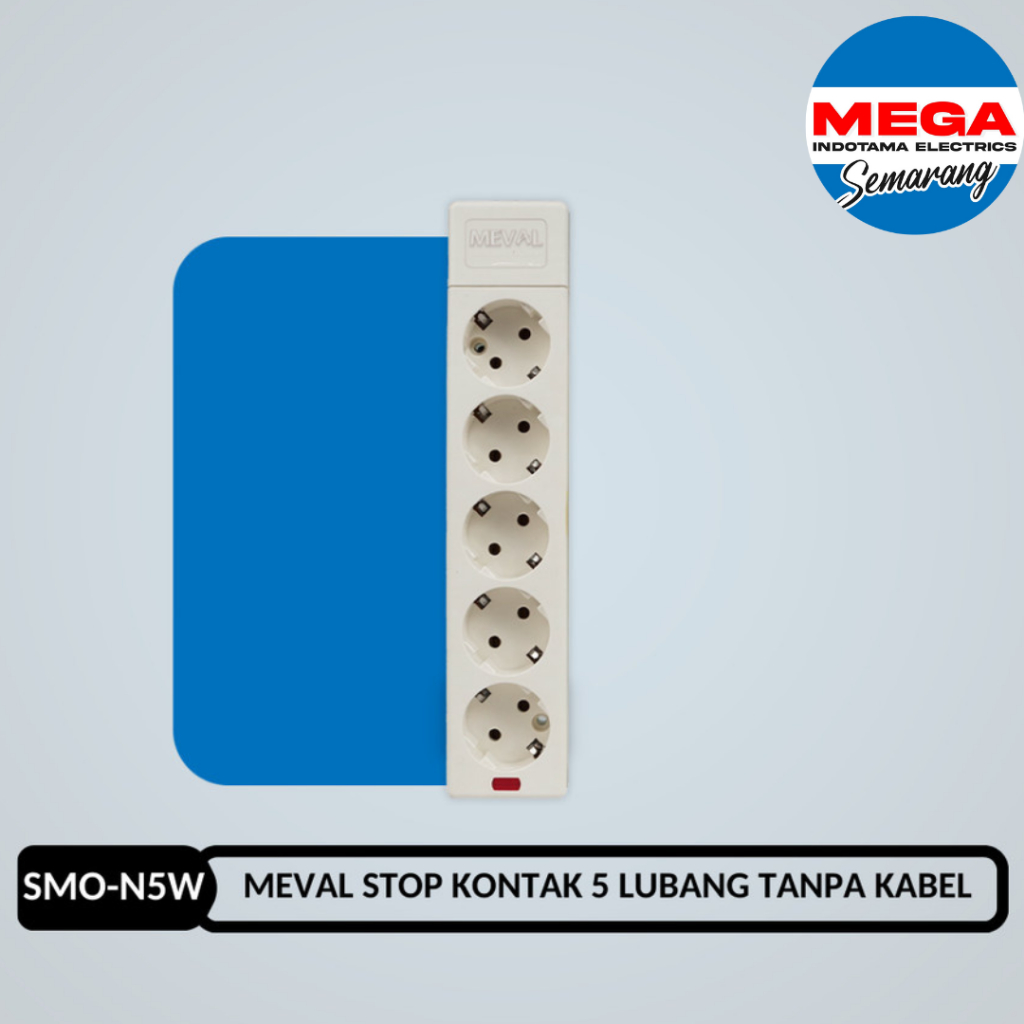 Meval 5-Pin Cordless Socket with Electrical Plug Terminal SMO-N5W ...