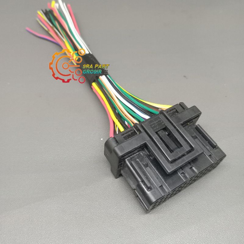 Socket SOCKET CABLE ECU PIN 39 FULL HONDA BEAT LED NEW GENIO NEW SCOOPY ...