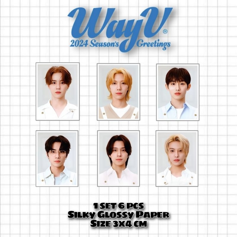 Wayv Season Greeting 2024 Passport Photo ID Photo 1 set Shopee