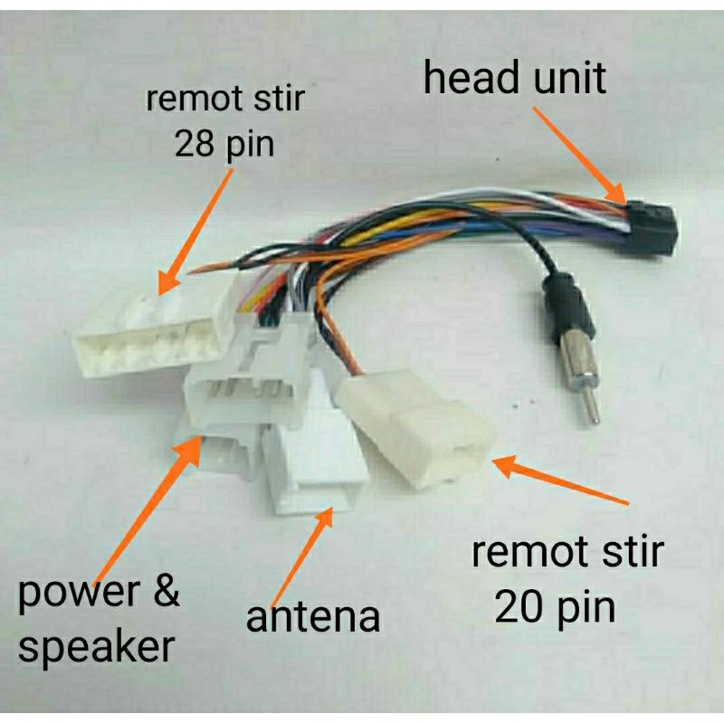 Android ORCA PNP Toyota/Daihatsu head unit socket | Shopee Philippines