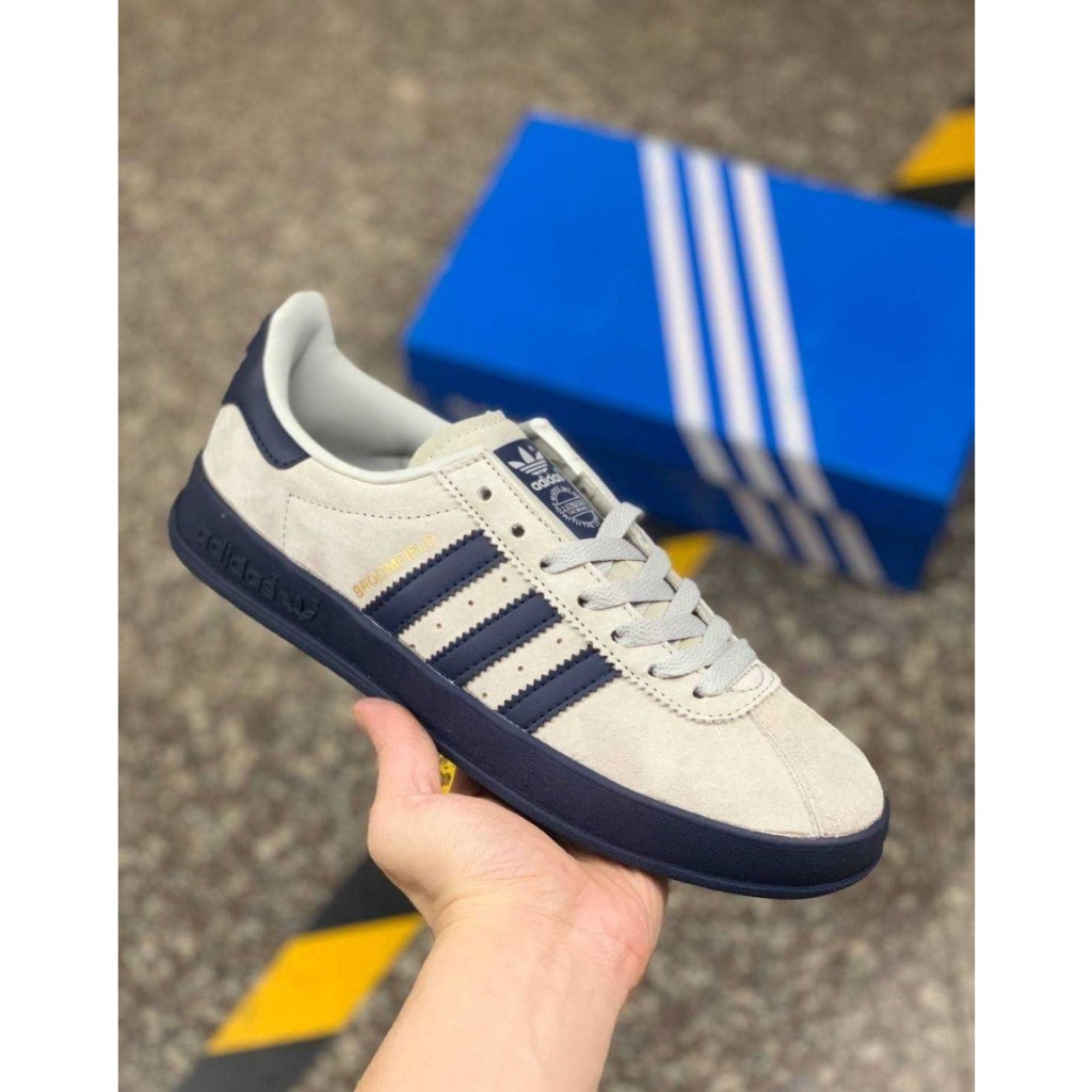 Adidas Broomfield Gray Navy Original Shoes | Shopee Philippines