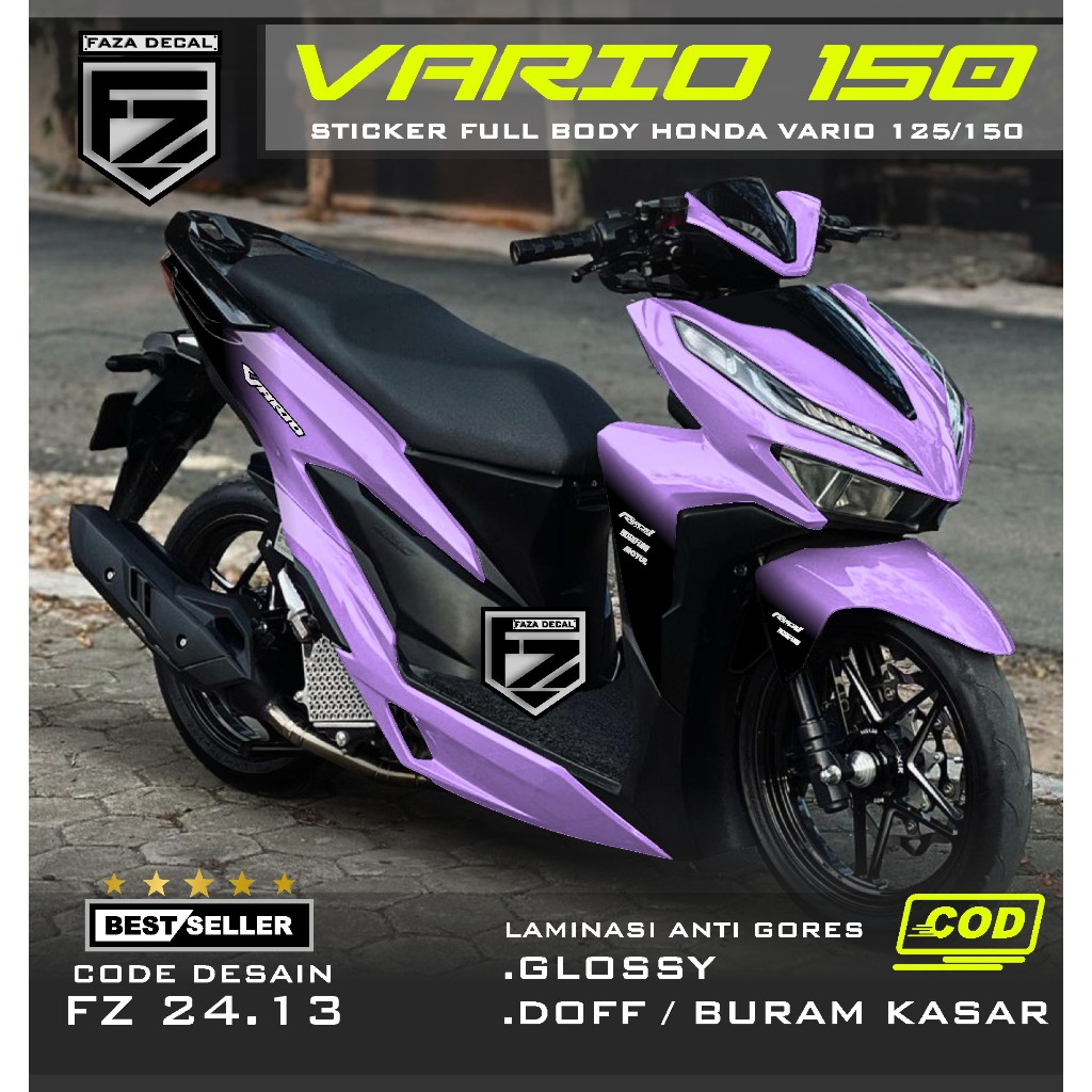 Decal Sticker vario 150 new Full Body Gradation terbaru - Sticker vario ...