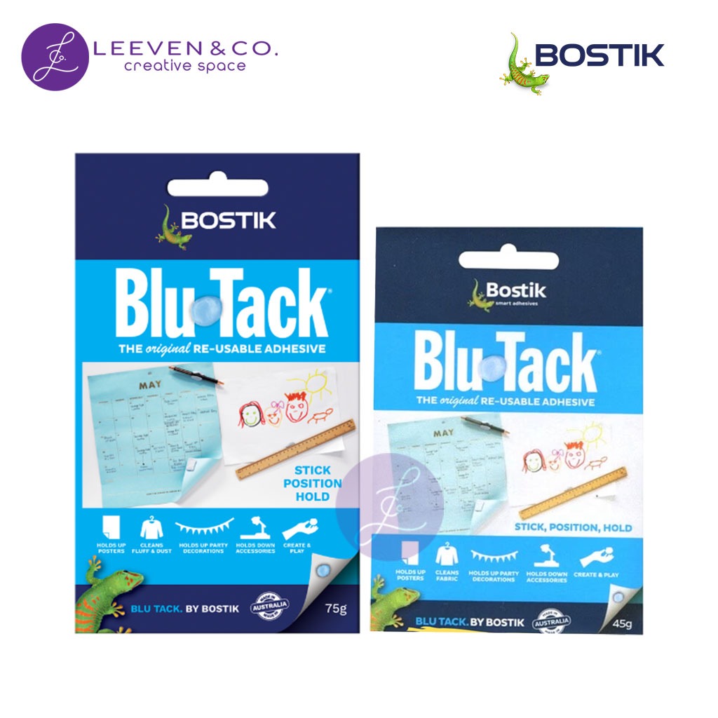 Bostik BLU TACK REUSABLE ADHESIVE 45g/75g | Shopee Philippines