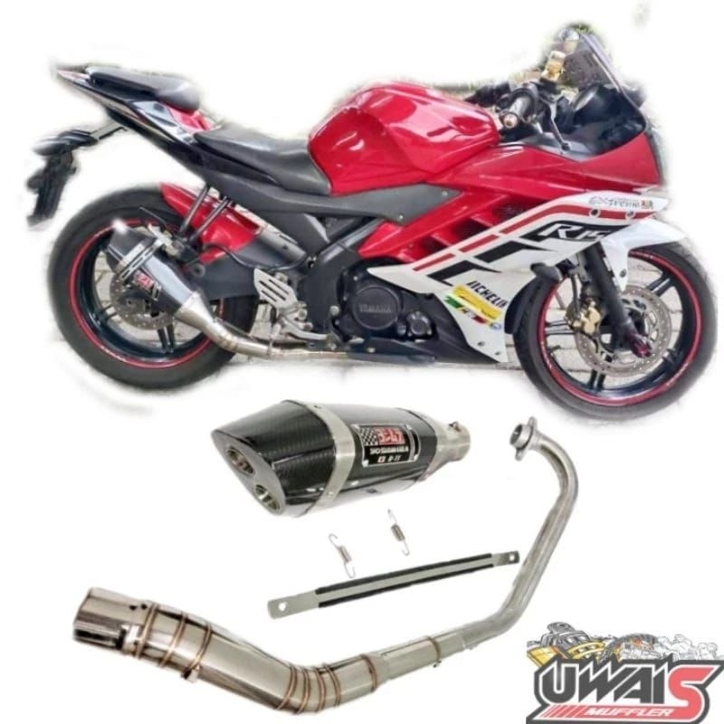 Exhaust Ekzos Yoshimura Exhaust yamaha R15 yzf R15 v3 R15 v4 pipe inlet