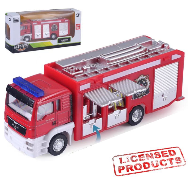Rmz 64 Scale Fire Fighting Truck Fire Fighting Truck Toy | Shopee ...
