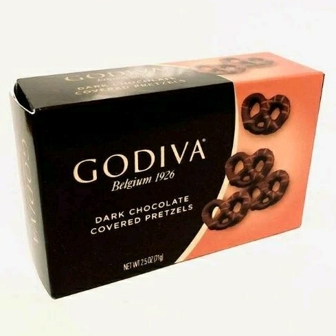 Godiva Dark Chocolate Covered Pretzels 71g | Shopee Philippines