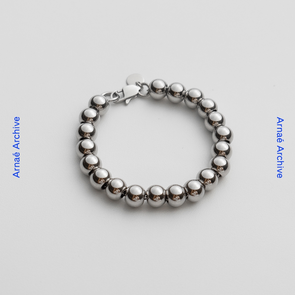 Arnaé Archive 田 Orb Beads Bracelet 田 Premium Couple Unisex Stainless ...