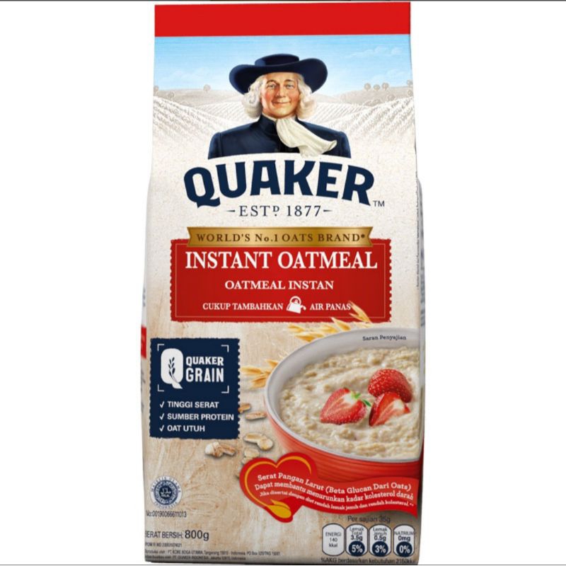 Quaker Instant Oatmeal 800 gr | Shopee Philippines