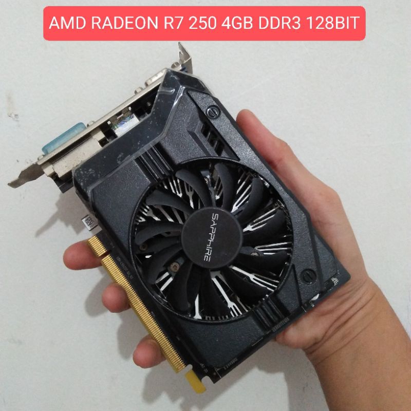 Vga Amd Radeon R7 250 4gb Ddr3 128bit Vga Card Internal R7 250 4gb 