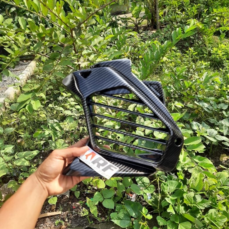 HITAM Aerox 155 Radiator Cover new nmax carbon Black | Shopee Philippines