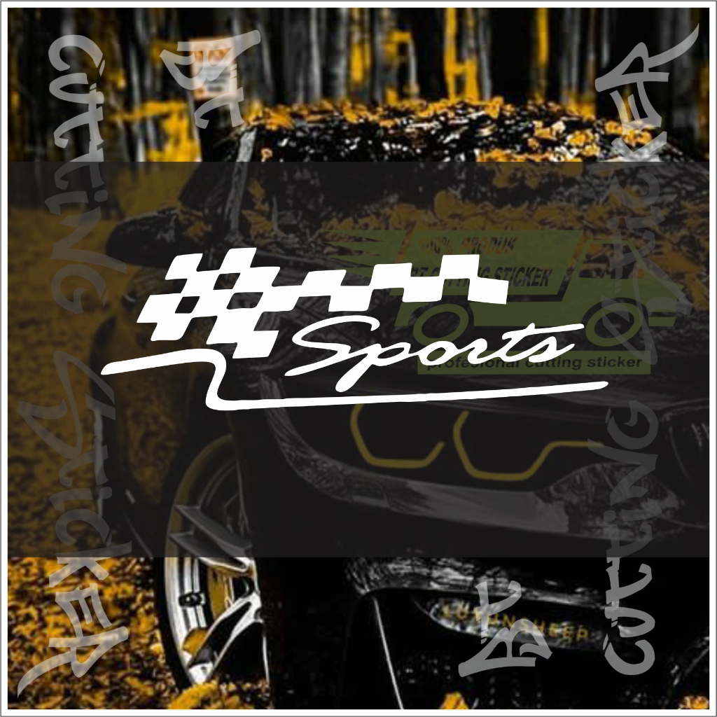 SPT sticker sport car sticker hood sticker racing sticker cool car ...
