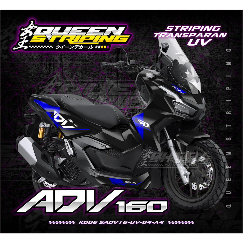Transparent UV Stiping Sticker Motorcycle Accessories ADV 160