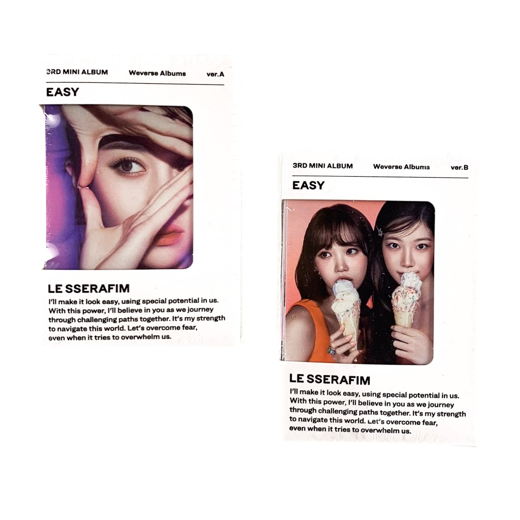 Le SSERAFIM 3rd Mini Album - EASY (Weverse Album) | Shopee Philippines